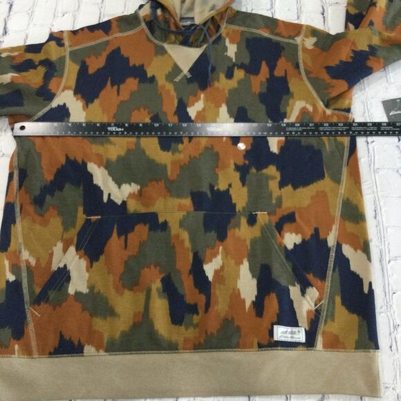 Eddie Bauer Sweatshirt Hoodie Men’s Size Large Color Campo Camp Fleece Pull-Over - Picture 9 of 10